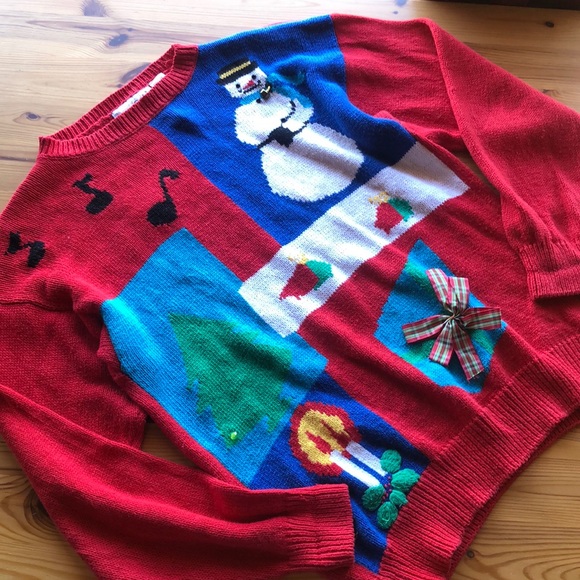 Vintage Christmas Diane Von Furstenberg Sweater - Picture 1 of 6